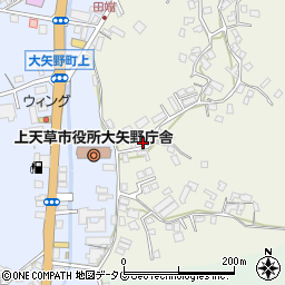 熊本県上天草市大矢野町登立8936-1周辺の地図