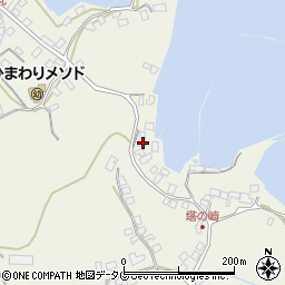 熊本県上天草市大矢野町登立12095-6周辺の地図