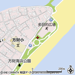方財海浜公園トイレ２周辺の地図