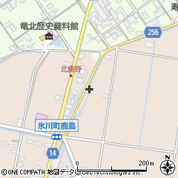 熊本県八代郡氷川町鹿島1449周辺の地図