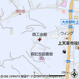 上天草市商工会大矢野支所周辺の地図
