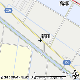 熊本県八代郡氷川町新田453周辺の地図