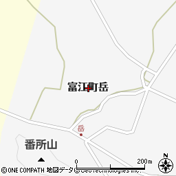 長崎県五島市富江町岳周辺の地図