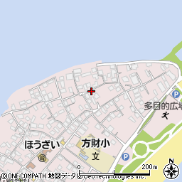 宮崎県延岡市方財町周辺の地図