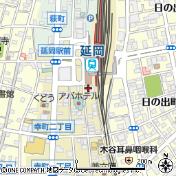 延岡警察署延岡駅交番周辺の地図