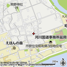 宮崎県延岡市川原崎町2072周辺の地図