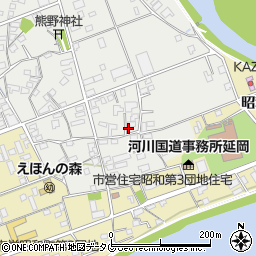 宮崎県延岡市川原崎町2068周辺の地図