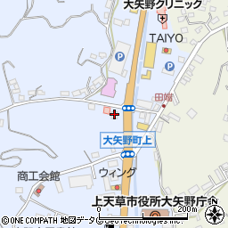 ファミリーマート上天草大矢野店周辺の地図