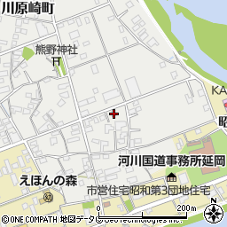 宮崎県延岡市川原崎町34周辺の地図