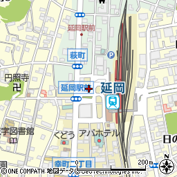 ビジネスホテル延岡周辺の地図