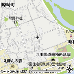 宮崎県延岡市川原崎町32周辺の地図