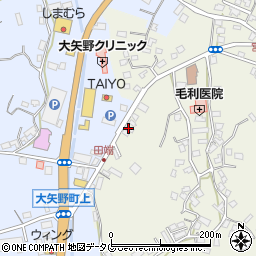 熊本県上天草市大矢野町登立8834-2周辺の地図