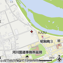 宮崎県延岡市川原崎町19周辺の地図