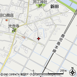 熊本県宇城市小川町南新田周辺の地図