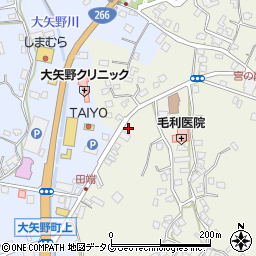 熊本県上天草市大矢野町登立8821周辺の地図