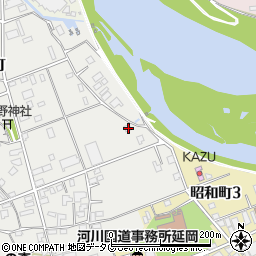 宮崎県延岡市川原崎町77周辺の地図