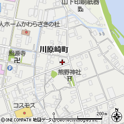 宮崎県延岡市川原崎町197周辺の地図