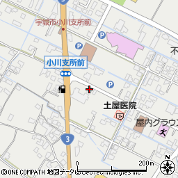 熊本宇城農業協同組合　小川町支所周辺の地図