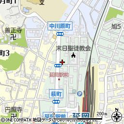 セツガ電器　萩町店周辺の地図