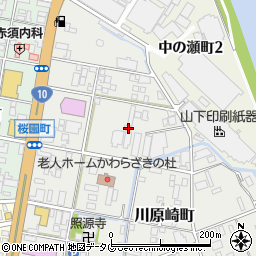 宮崎県延岡市川原崎町433周辺の地図