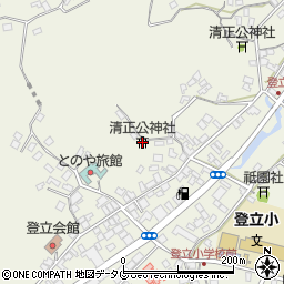 清正公神社周辺の地図