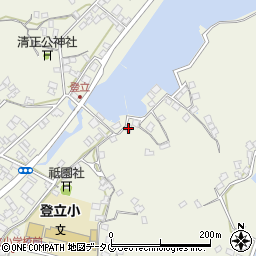 熊本県上天草市大矢野町登立12925-1周辺の地図