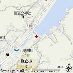熊本県上天草市大矢野町登立12966-14周辺の地図
