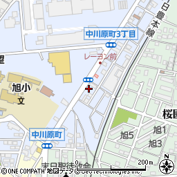吉岡精肉店周辺の地図