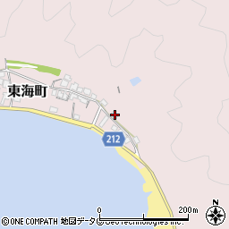 宮崎県延岡市東海町55周辺の地図