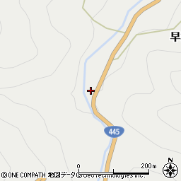 熊本県下益城郡美里町早楠1204-3周辺の地図