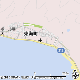 宮崎県延岡市東海町58-22周辺の地図