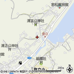 熊本県上天草市大矢野町登立312周辺の地図
