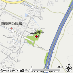 三宝禅寺周辺の地図