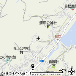 熊本県上天草市大矢野町登立307周辺の地図