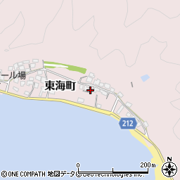 宮崎県延岡市東海町57-3周辺の地図