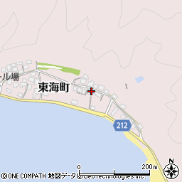宮崎県延岡市東海町58-1周辺の地図
