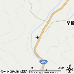 熊本県下益城郡美里町早楠1202周辺の地図