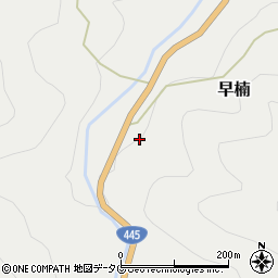 熊本県下益城郡美里町早楠1185周辺の地図