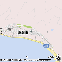 宮崎県延岡市東海町59周辺の地図