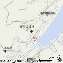 熊本県上天草市大矢野町登立350周辺の地図