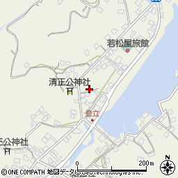 熊本県上天草市大矢野町登立361-2周辺の地図