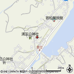 熊本県上天草市大矢野町登立361-3周辺の地図