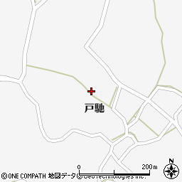 熊本県宇城市三角町（戸馳）周辺の地図