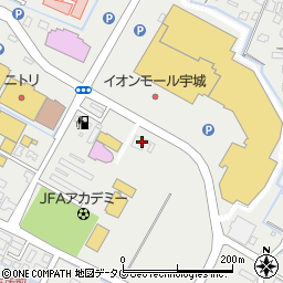イオンモール宇城ナムコ（ｎａｍｃｏ）　イオンモール宇城店周辺の地図