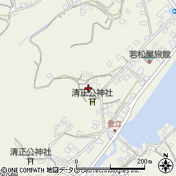 熊本県上天草市大矢野町登立400周辺の地図