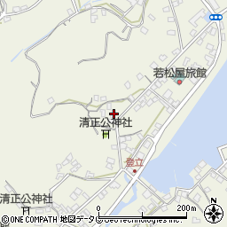 熊本県上天草市大矢野町登立387周辺の地図