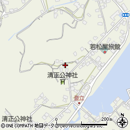 熊本県上天草市大矢野町登立385-3周辺の地図