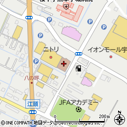 宇城市小川支所周辺の地図