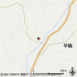 熊本県下益城郡美里町早楠2222-1周辺の地図