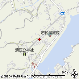 熊本県上天草市大矢野町登立521-12周辺の地図